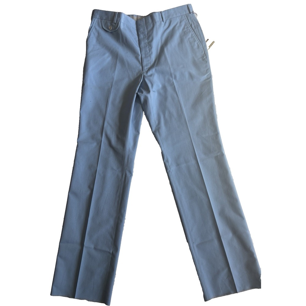 NEW vintage 90s deadstock baby blue‎ John Alexander dress pants cotton chino 38